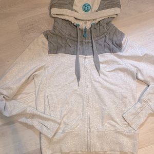 Scuba hoodie zip up